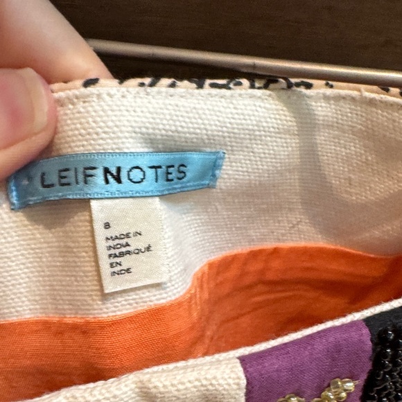 Floral Patchwork Skirt - Multicolor with Beads - Picture 2 of 5